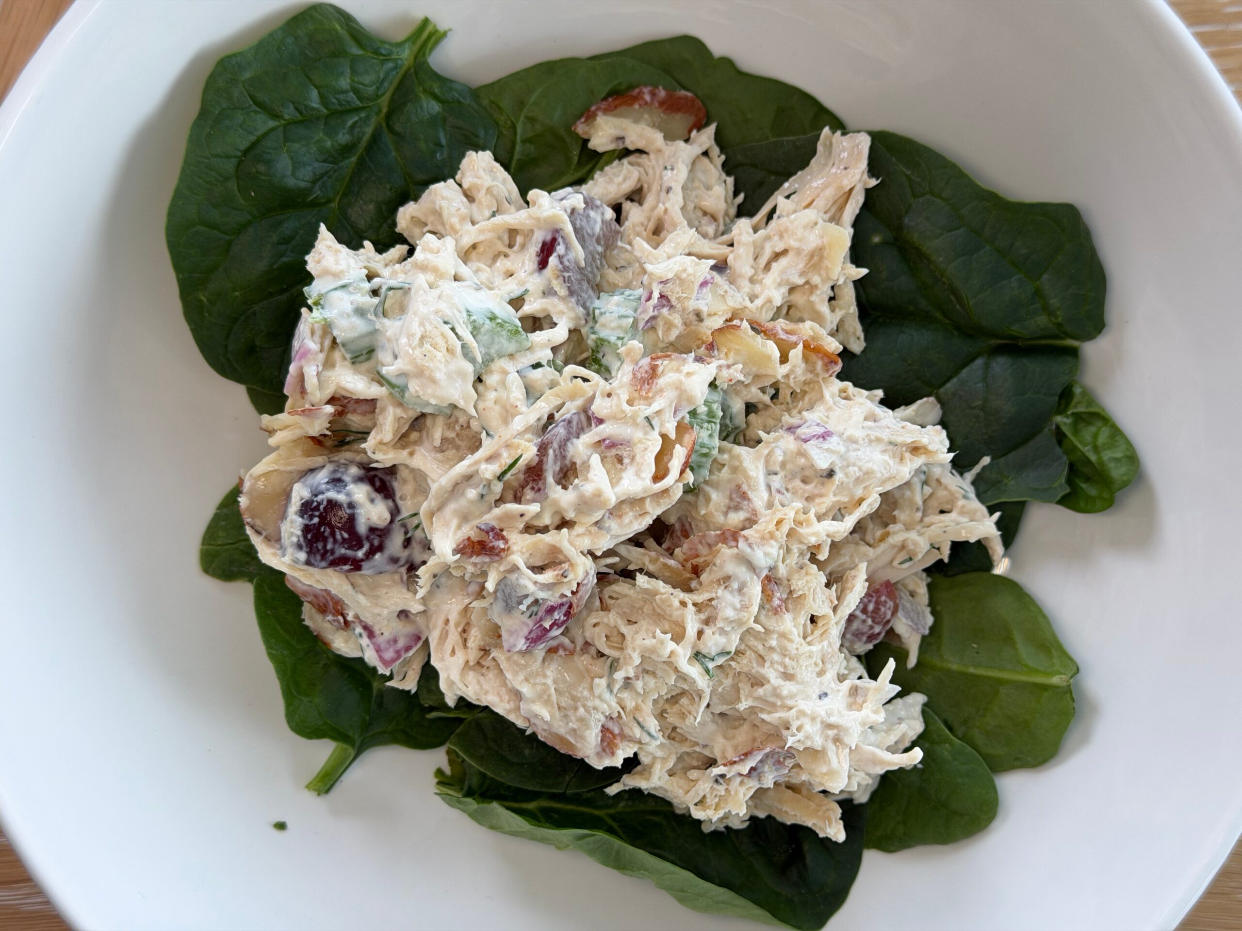 chicken salad, easy chicken salad, healthy chicken salad, easy lunch ideas