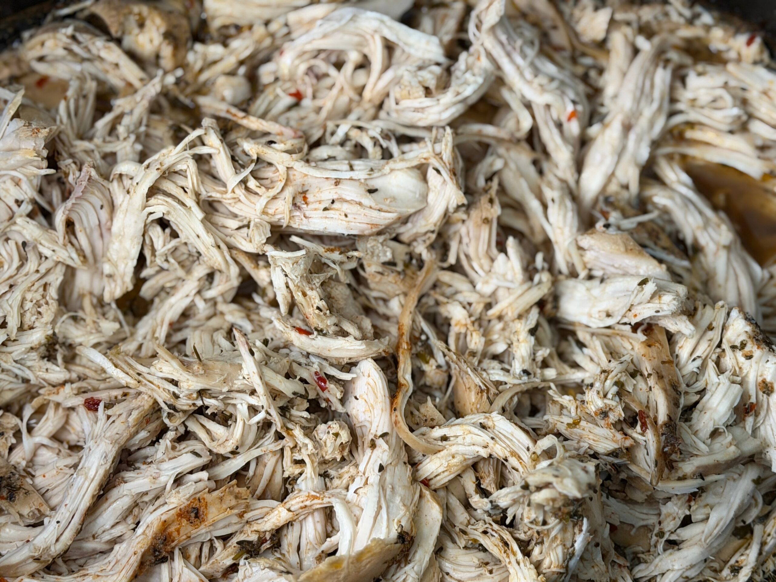 shredded chicken, high protein, easy meals, healthy meals, slow cooker